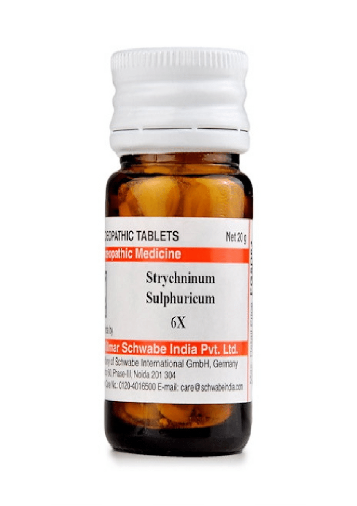 Dr Willmar Schwabe India Strychninum Sulphuricum Trituration Tablet 6X