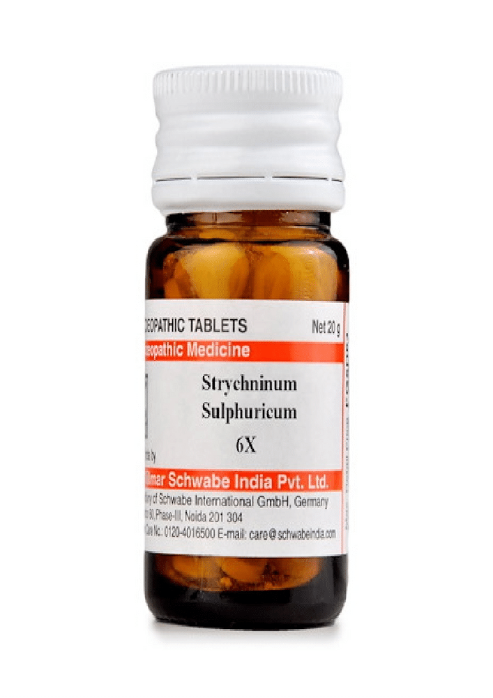Dr Willmar Schwabe India Strychninum Sulphuricum Trituration Tablet 6X Dr Willmar Schwabe India Strychninum Sulphuricum Trituration Tablet 6X