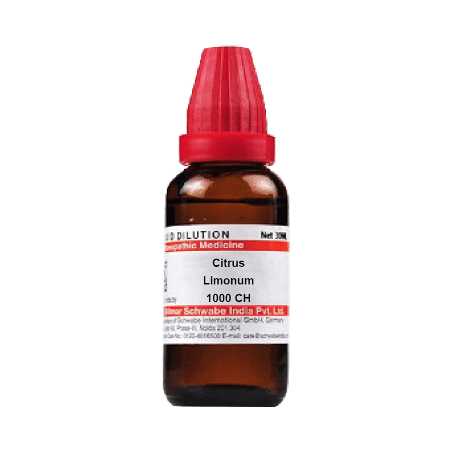 Dr Willmar Schwabe India Citrus Limonum Dilution 1000 CH