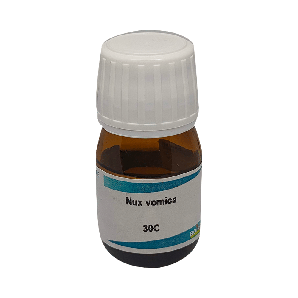 Boiron Nux vomica Dilution 30C Dilutions Homeopathy, Homeopathic Salt, Nux Vomica image