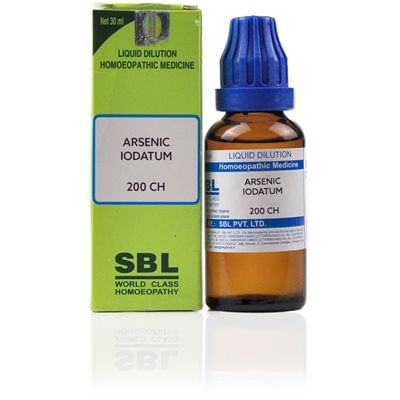 SBL Arsenic Iodatum Dilution 200 CH SBL Arsenic Iodatum Dilution 200 CH