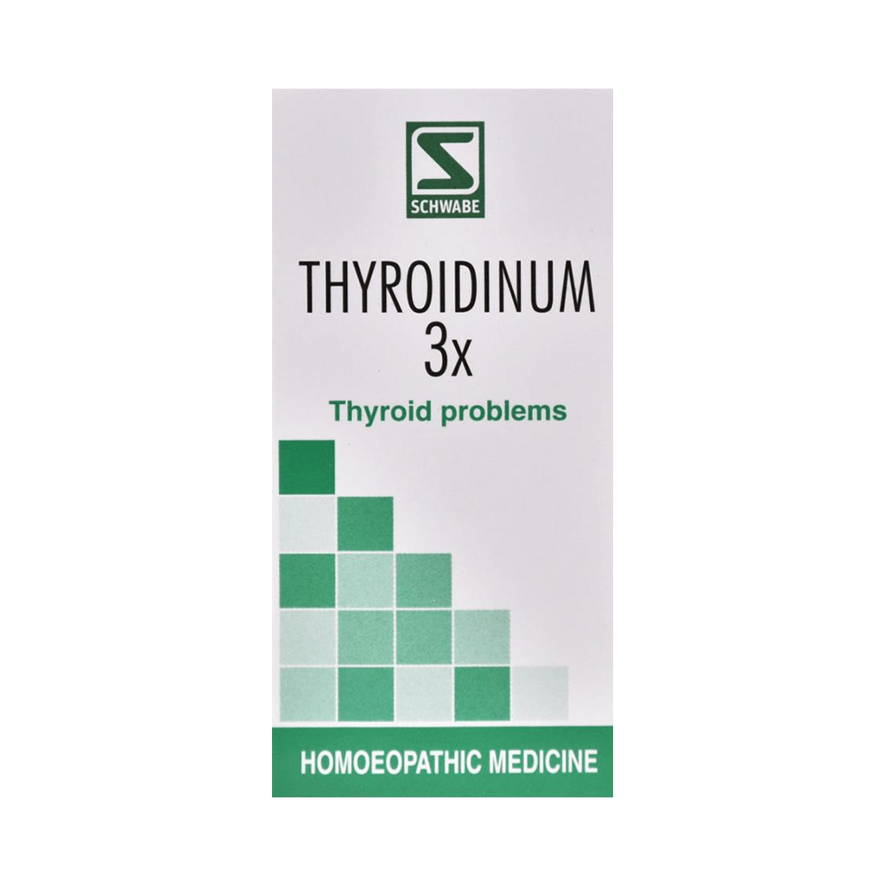 Dr Willmar Schwabe India Thyroidinum Trituration Tablet 3X Dr Willmar Schwabe India Thyroidinum Trituration Tablet 3X