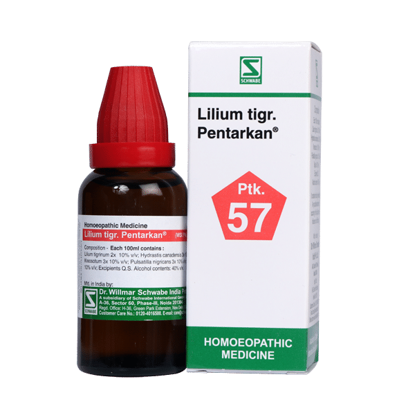Dr Willmar Schwabe India Lilium Tigr. Pentarkan Ptk 57 Drop Dr Willmar Schwabe India Lilium Tigr. Pentarkan Ptk 57 Drop