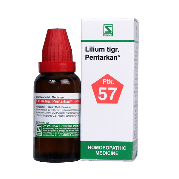 Dr Willmar Schwabe India Lilium Tigr. Pentarkan Ptk 57 Drop