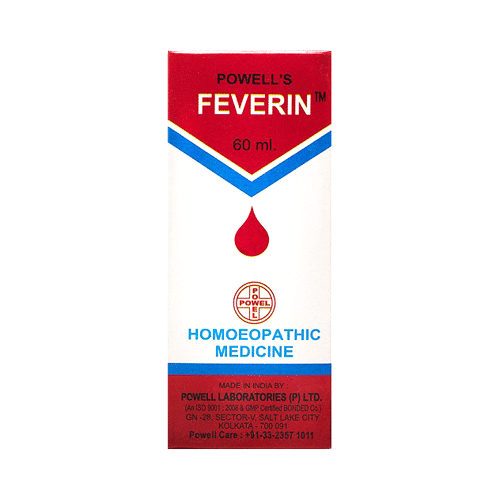 Powell's Feverin Syrup Homeopathic medicine for Digestive System, Homeopathic medicine for Loss of Appetite, Homeopathic medicine for Nervous System, Homeopathic medicine for Headache & Migraine, Homeopathic medicine for Respiratory System, Homeopathic me
