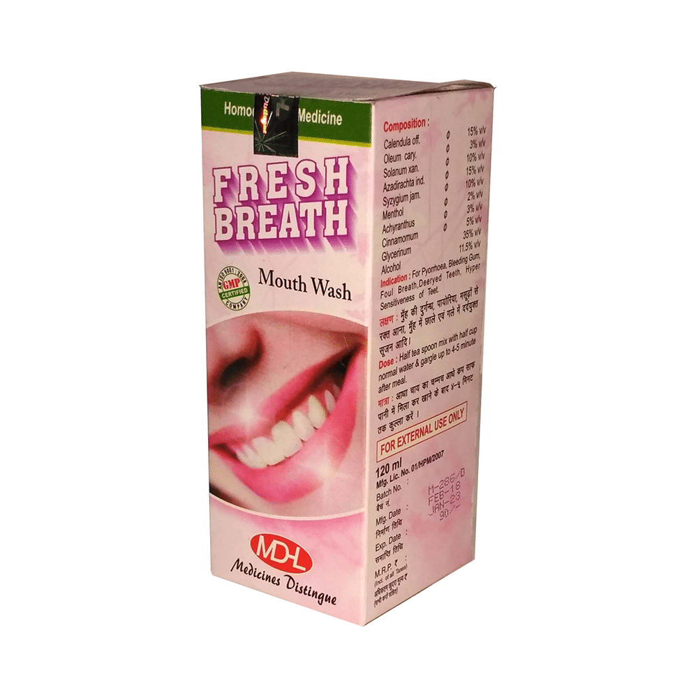 MD Homoeo Fresh Breath Mouth Wash MD Homoeo Fresh Breath Mouth Wash