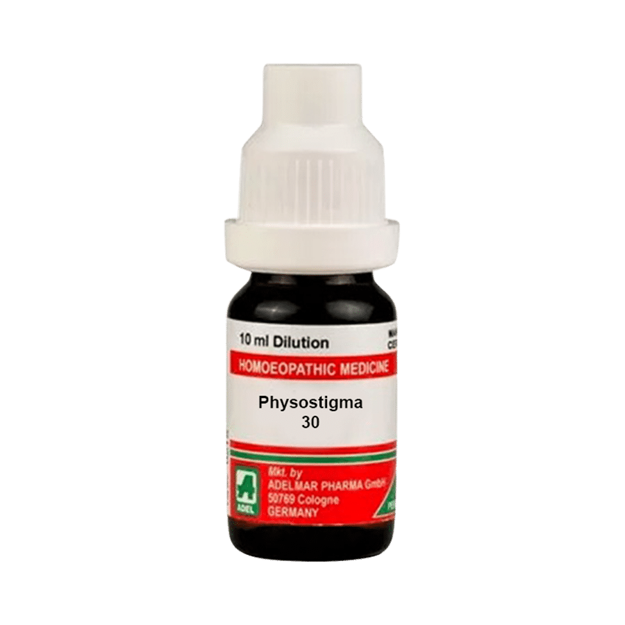 ADEL Physostigma Dilution 30 CH Dilutions Homeopathy, 30 CH, Homeopathic medicine for Eyes & Ear, Homeopathic medicine for Glaucoma, Homeopathic medicine for Nervous System, Homeopathic medicine for Paralysis image