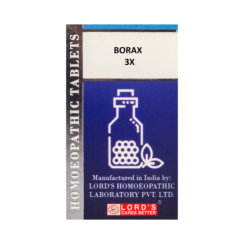 Lord's Borax Trituration Tablet 3X