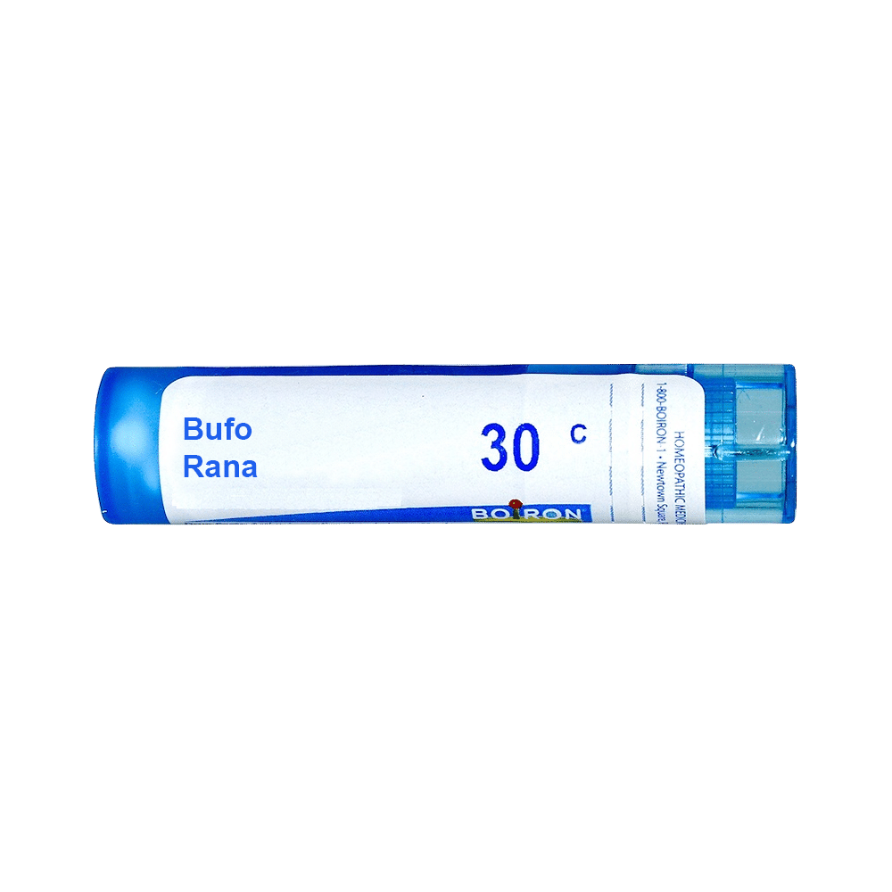 Boiron Bufo Rana Single Dose Approx 200 Microgranules 30 CH Boiron Bufo Rana Single Dose Approx 200 Microgranules 30 CH