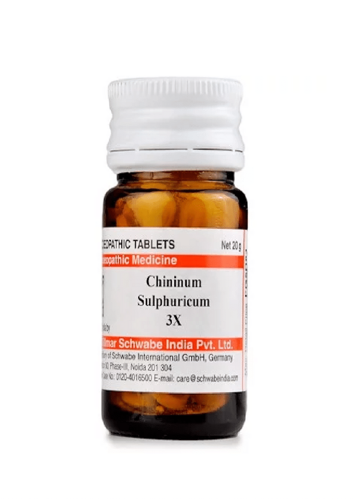 Dr Willmar Schwabe India Chininum Sulphuricum Trituration Tablet 3X