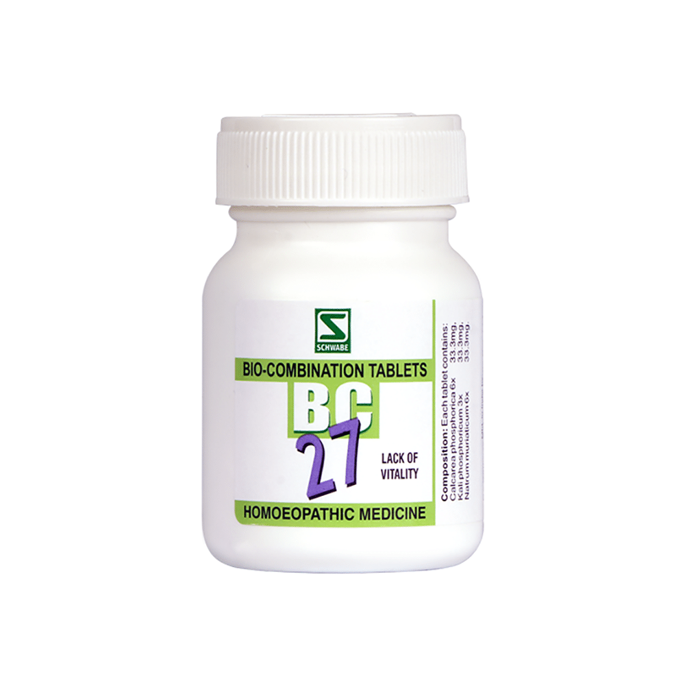 Dr Willmar Schwabe India Bio-Combination 27 (BC 27) Tablet Dr Willmar Schwabe India Bio-Combination 27 (BC 27) Tablet