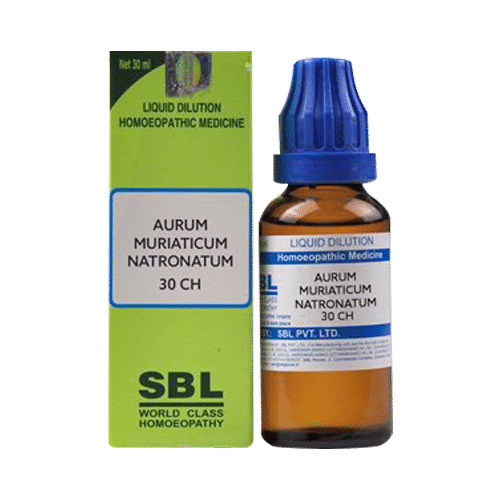 SBL Aurum Muriaticum Natronatum Dilution 30 CH