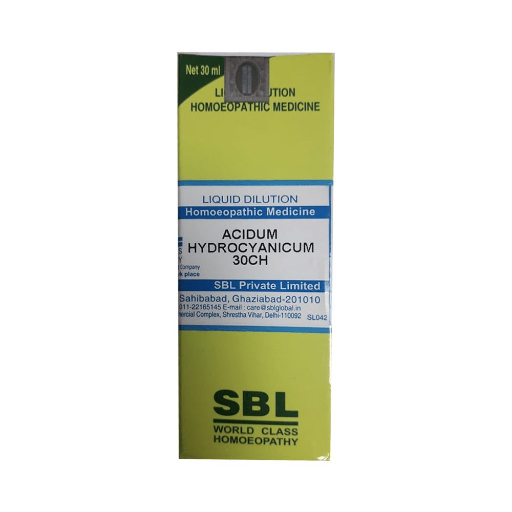 SBL Acidum Hydrocyanicum Dilution 30 CH