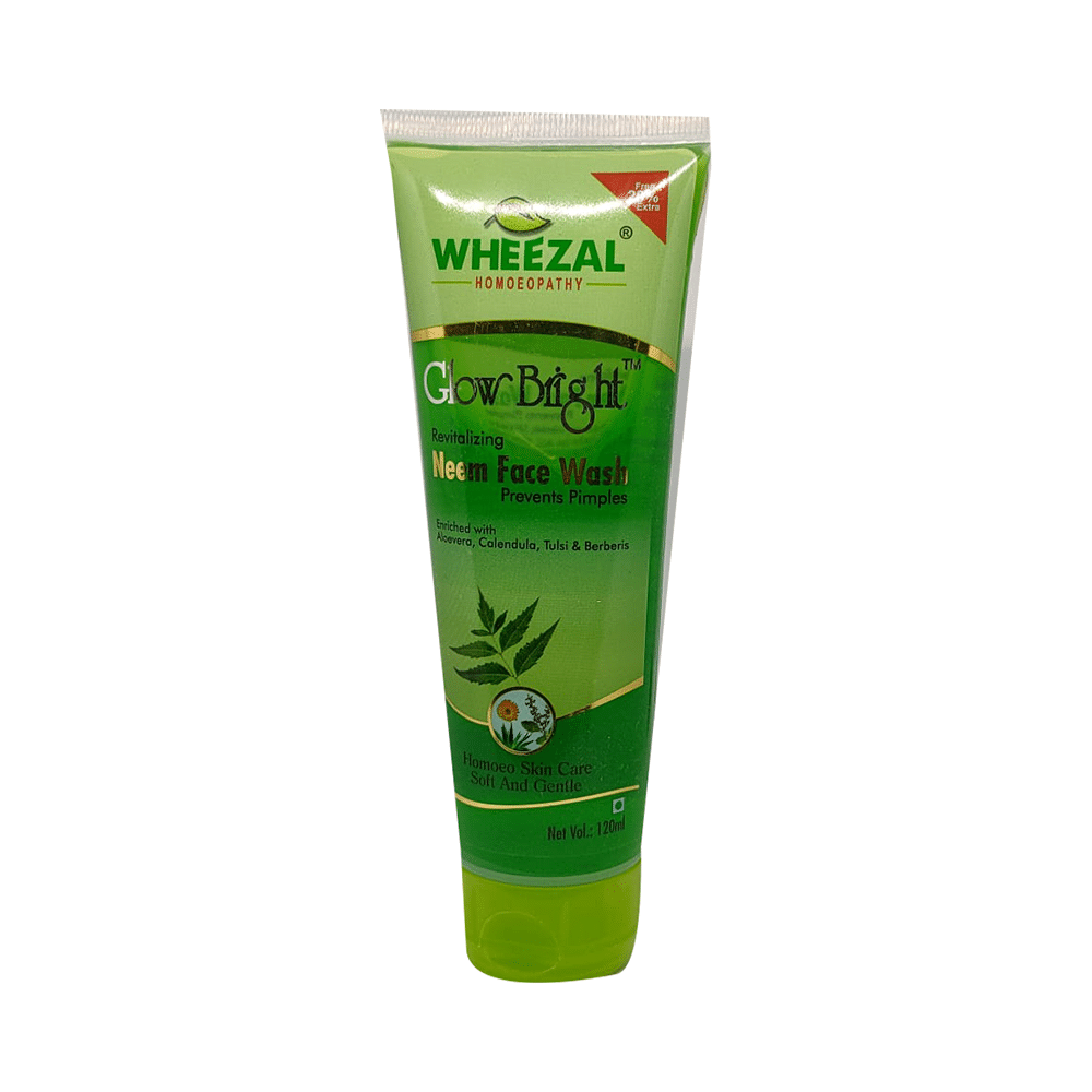 Wheezal Glow Bright Revitalizing Neem Face Wash Wheezal Glow Bright Revitalizing Neem Face Wash