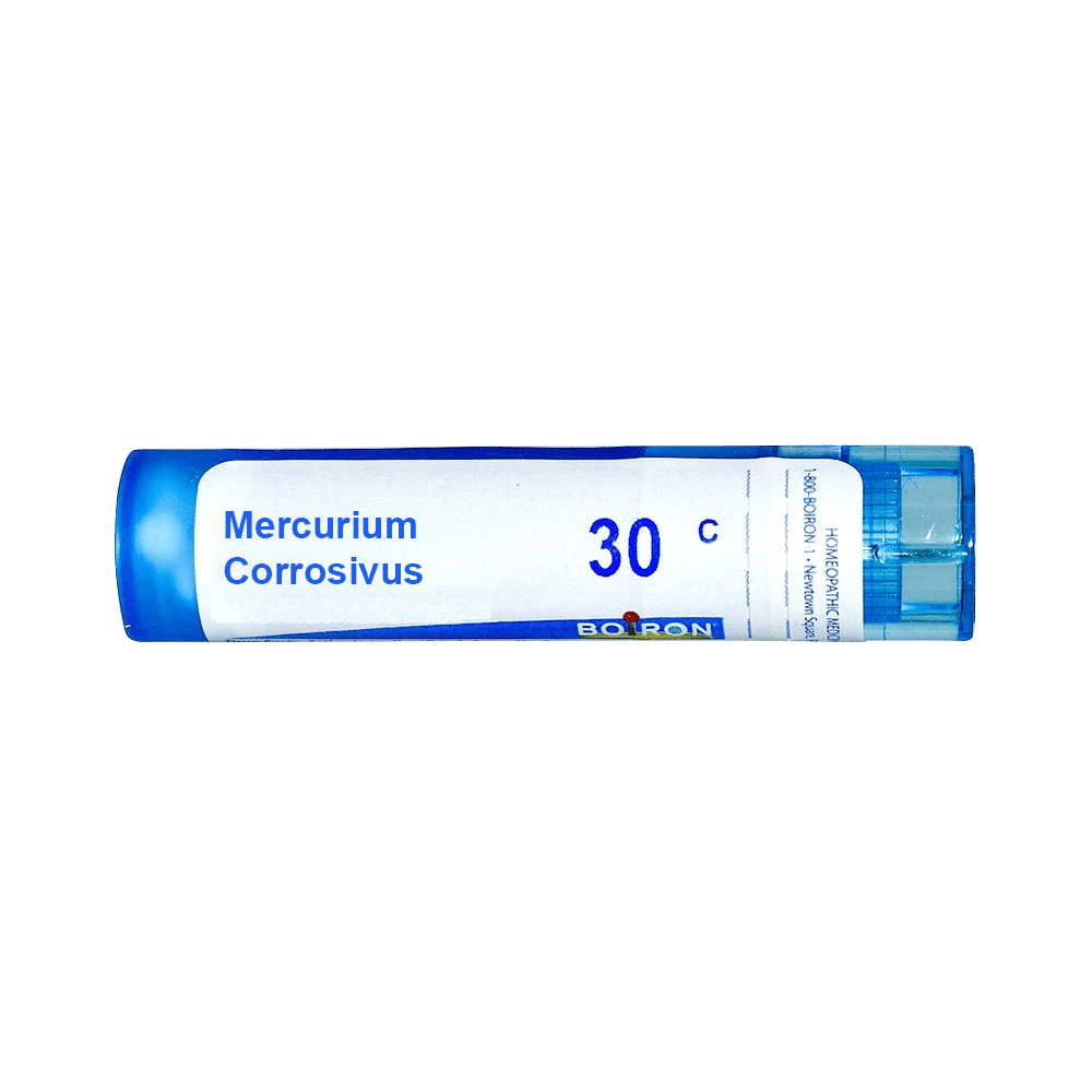 Boiron Mercurius Corrosivus Single Dose Approx 200 Microgranules 30 CH Boiron Mercurius Corrosivus Single Dose Approx 200 Microgranules 30 CH