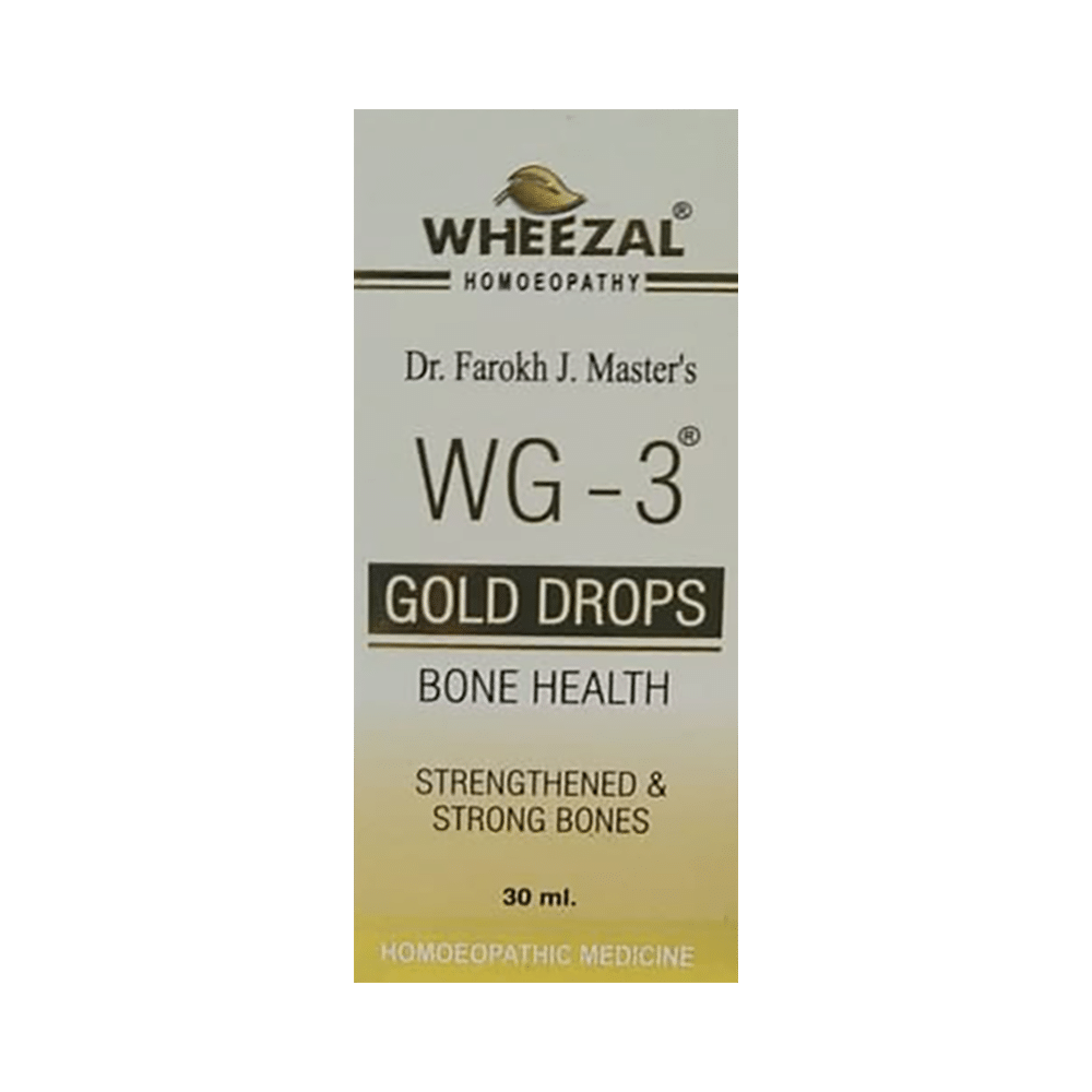 Wheezal WG3 Bone Health Gold Drop