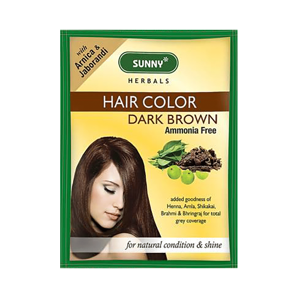 Bakson's Hair Color Dark Brown Sachet