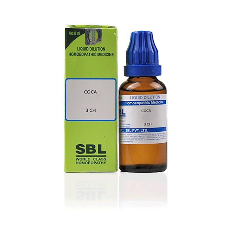 SBL Coca Dilution Homeopathic Medicine 3 CH