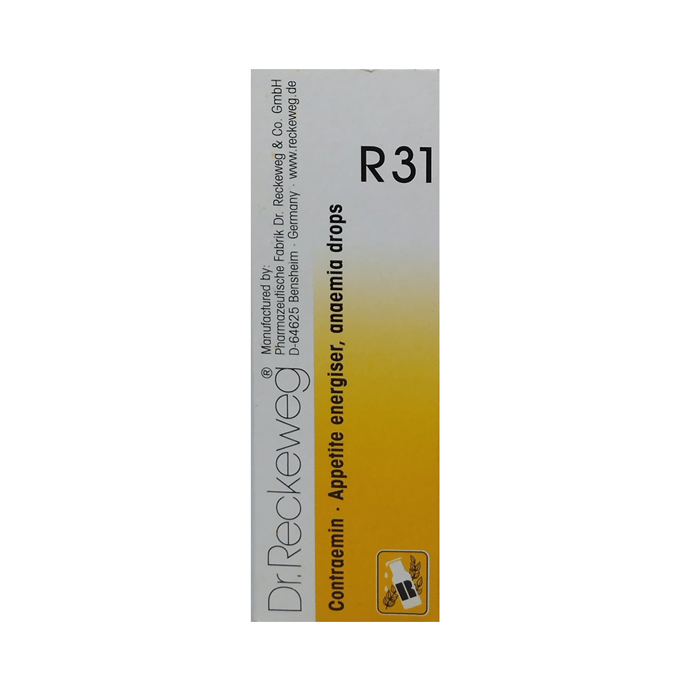 Dr. Reckeweg R31 Increases Appetite And Blood Supply Drop