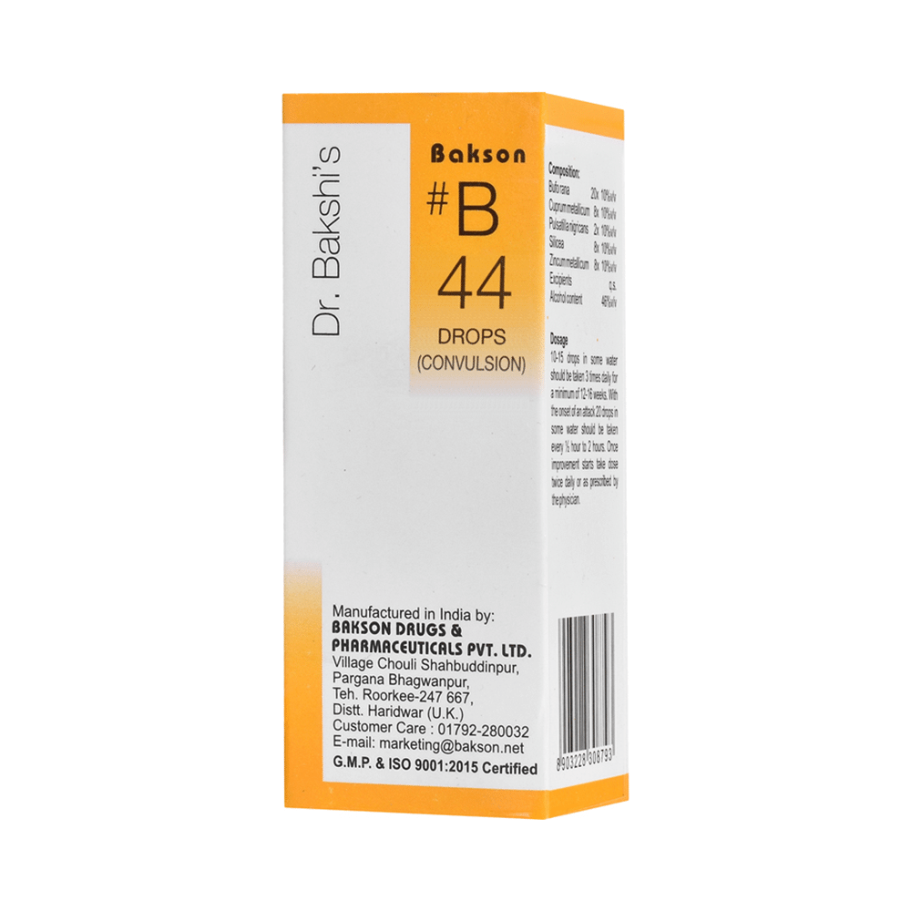 Bakson B44 Convulsion Drop Bakson B44 Convulsion Drop