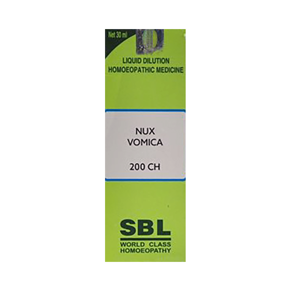 SBL Nux Vomica Dilution 200 CH
