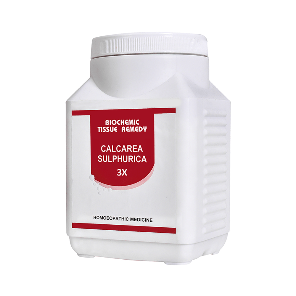 Bakson's Calcarea Sulphurica Biochemic Tablet 3X Bakson's Calcarea Sulphurica Biochemic Tablet 3X