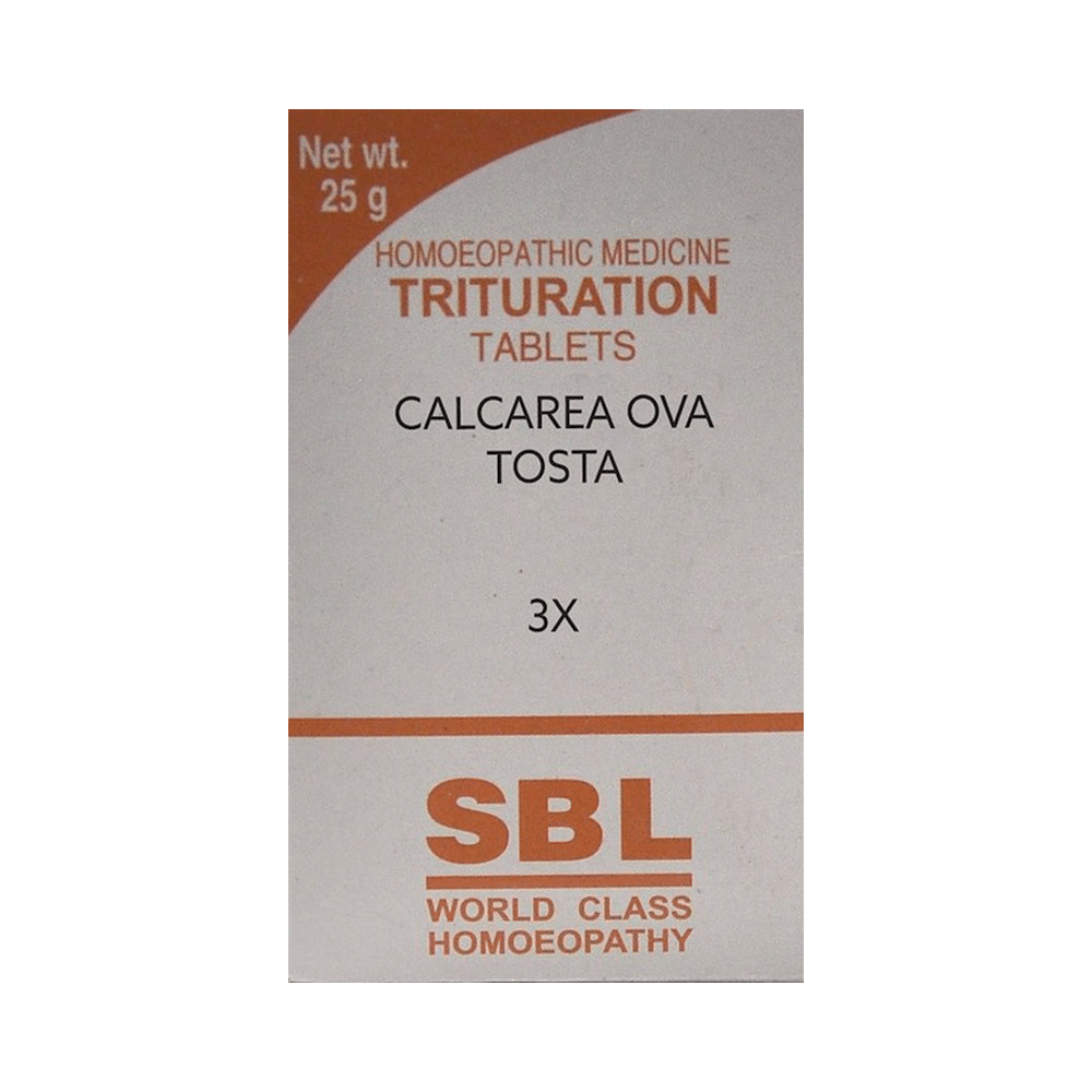 SBL Calcarea Ova Tosta Trituration Tablet 3X