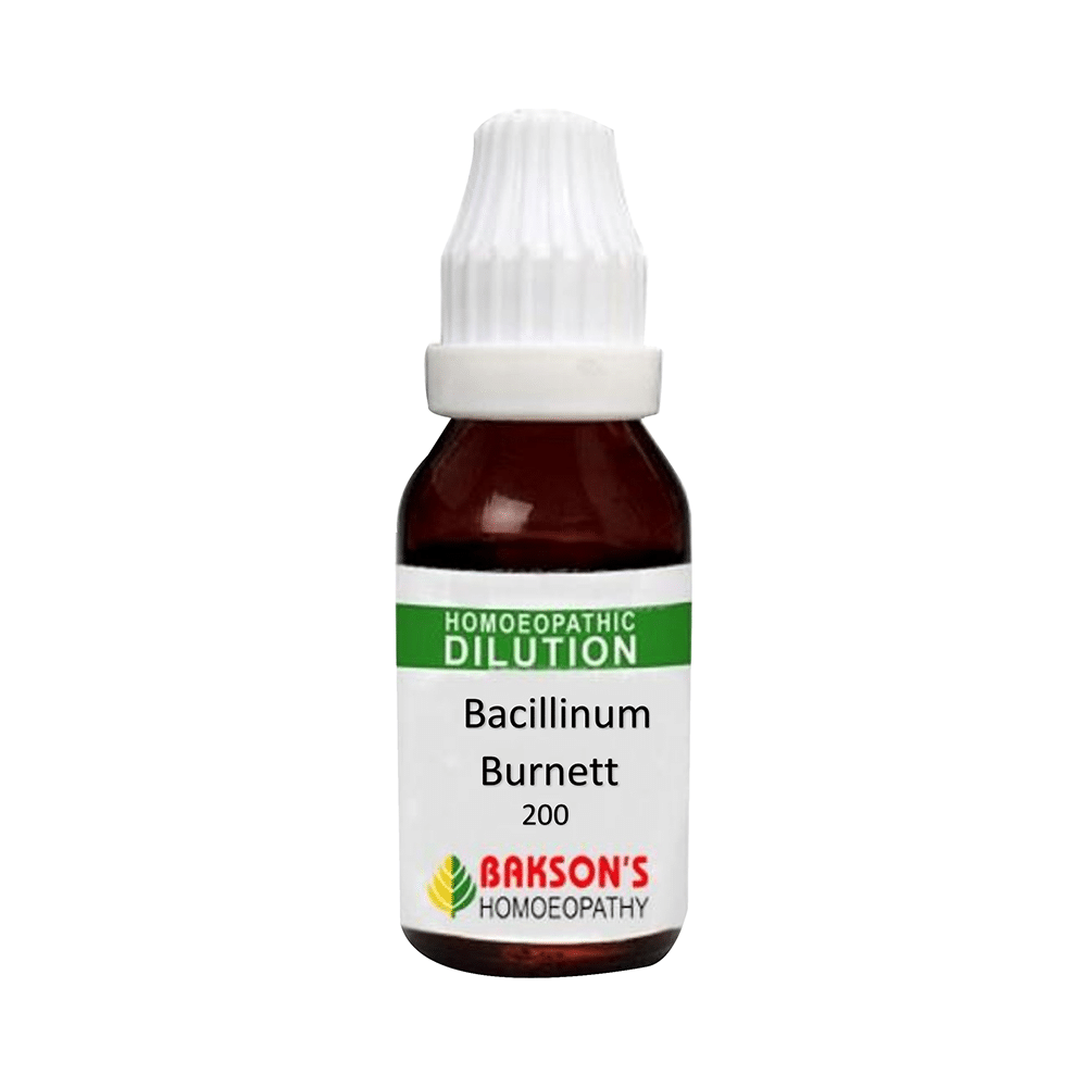 Bakson's Bacillinum Burnett Dilution 200 CH Bakson's Bacillinum Burnett Dilution 200 CH