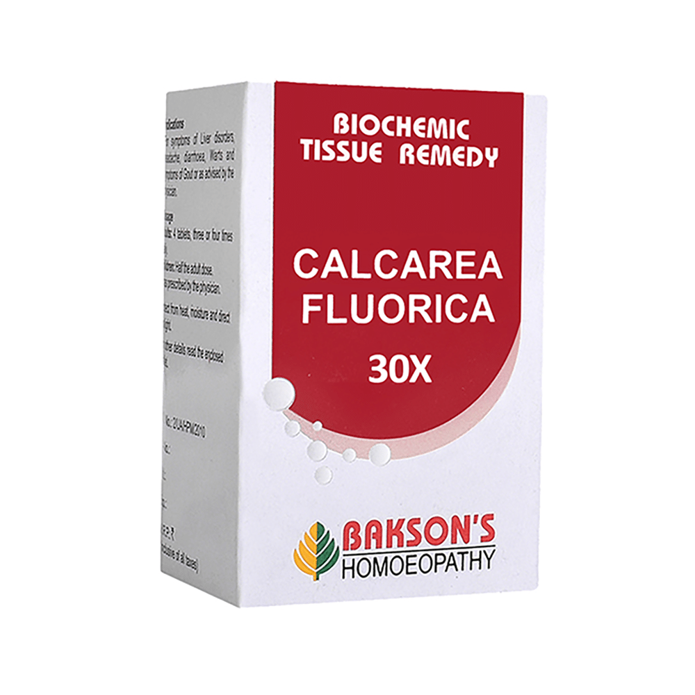 Bakson's Calcarea Fluorica Biochemic Tablet 30X Bakson's Calcarea Fluorica Biochemic Tablet 30X