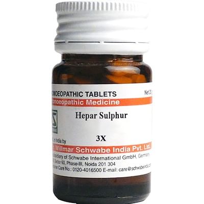Dr Willmar Schwabe India Hepar Sulphur Trituration Tablet 3X Dr Willmar Schwabe India Hepar Sulphur Trituration Tablet 3X