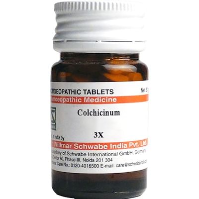 Dr Willmar Schwabe India Colchicinum Trituration Tablet 3X Dr Willmar Schwabe India Colchicinum Trituration Tablet 3X
