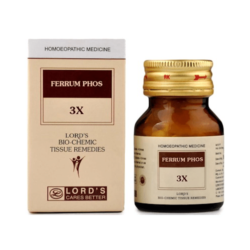Lord's Ferrum Phos Biochemic Tablet 3X