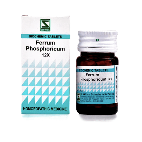 Dr Willmar Schwabe India Ferrum Phosphoricum Biochemic Tablet 12X