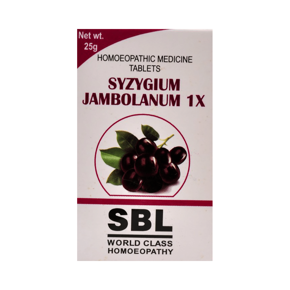 SBL Syzygium Jambolanum Trituration Tablet 1X SBL Syzygium Jambolanum Trituration Tablet 1X
