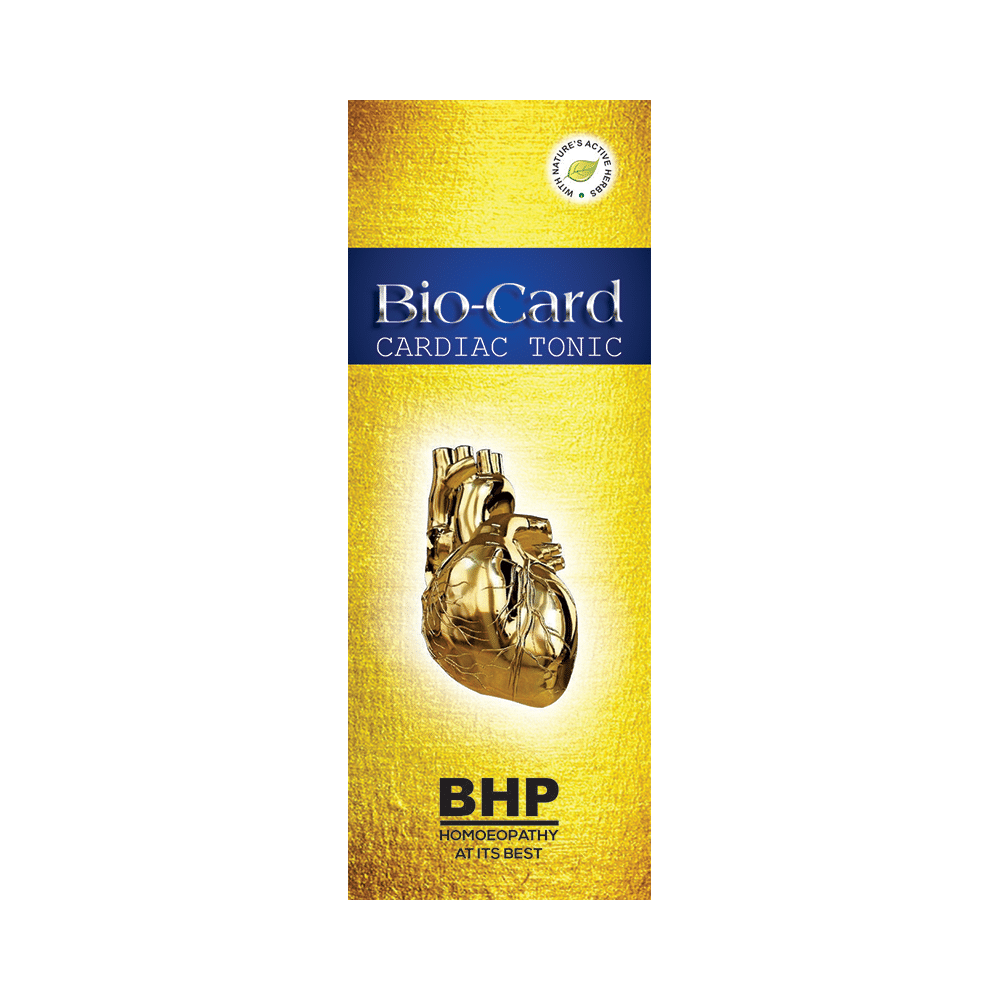 BHP Bio-Card Cardiac Tonic Homeopathic medicine for Mind, Homeopathic medicine for Sleeplessness image