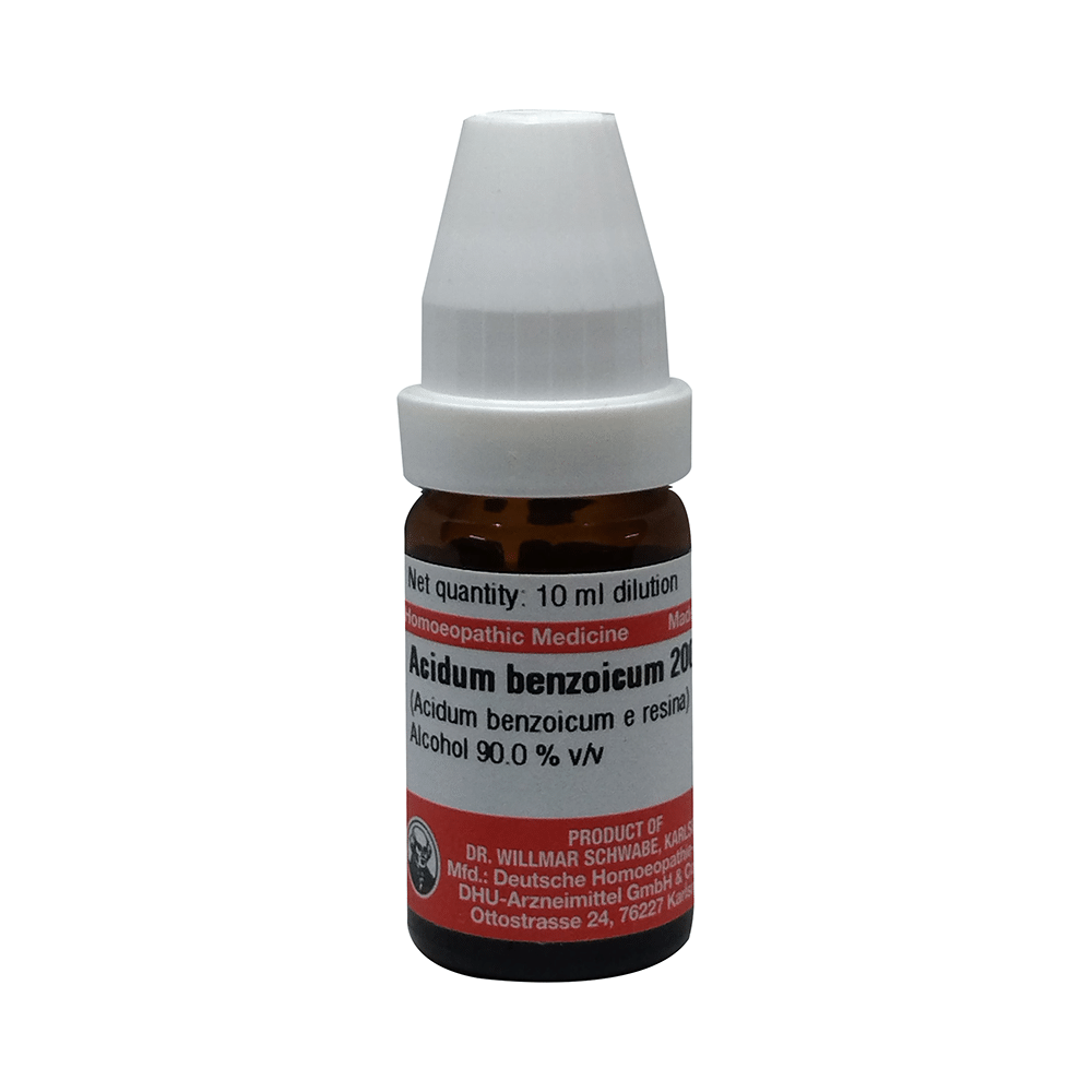Dr Willmar Schwabe Germany Acidum Benzoicum Dilution 200 Dr Willmar Schwabe Germany Acidum Benzoicum Dilution 200
