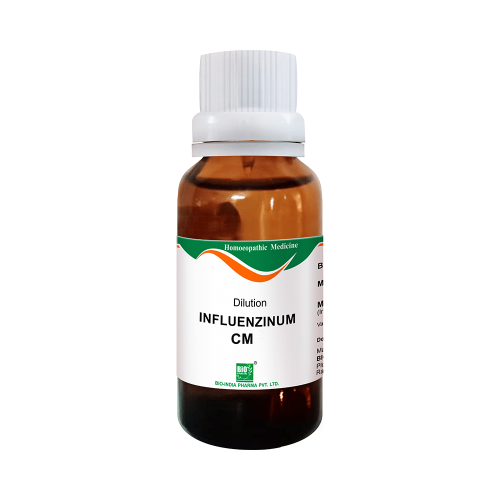 Bio India Influenzinum Dilution CM CH Dilutions Homeopathy, CM CH image