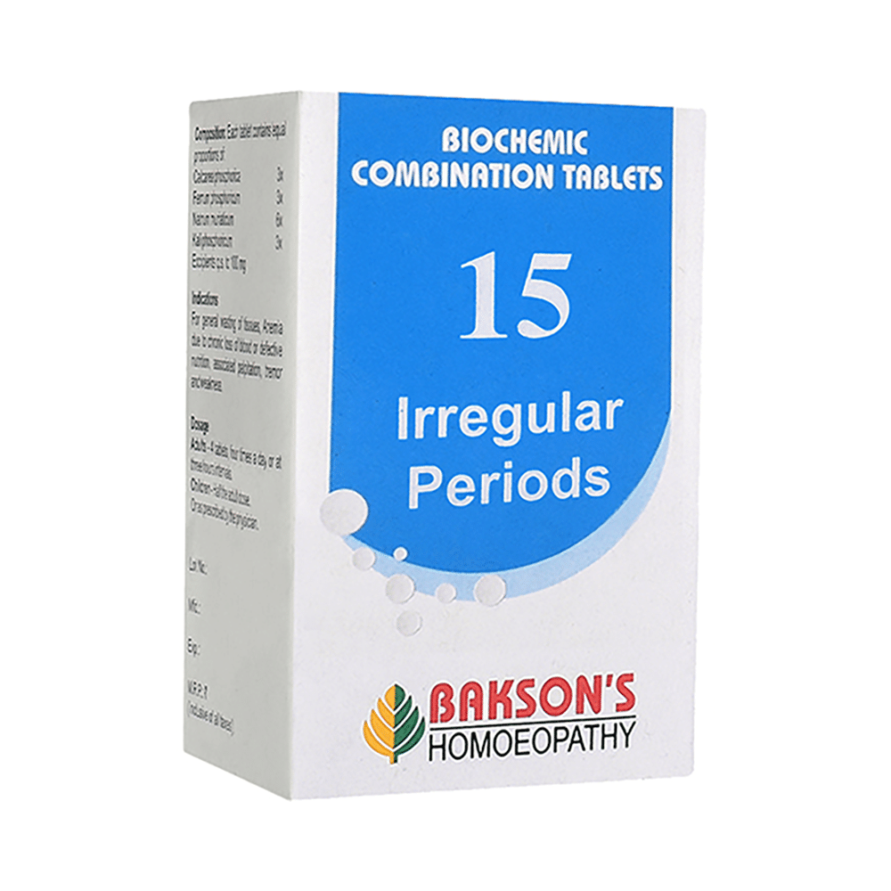 Bakson's Biocombination 15 Tablet Bakson's Biocombination 15 Tablet