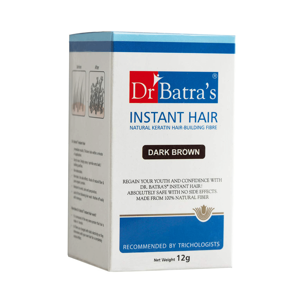 Showing image for Dr Batra's Instant Hair Natural Keratin Hair Building Fibre Dark Brown Dr Batra's Instant Hair Natural Keratin Hair Building Fibre Dark Brown image
