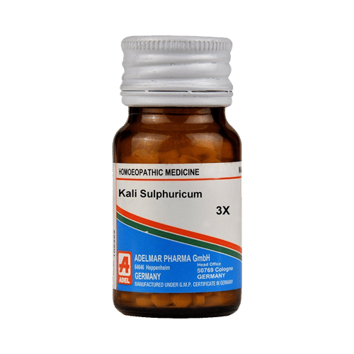 ADEL Kali Sulphuricum Biochemic Tablet 3X ADEL Kali Sulphuricum Biochemic Tablet 3X
