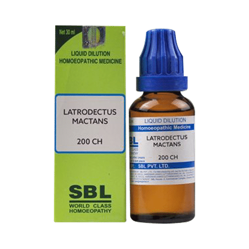 SBL Latrodectus Mactans Dilution 200 CH
