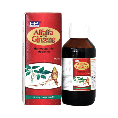 Showing image for Hahnemann Alfalfa With Ginseng Syrup Hahnemann Alfalfa With Ginseng Syrup image
