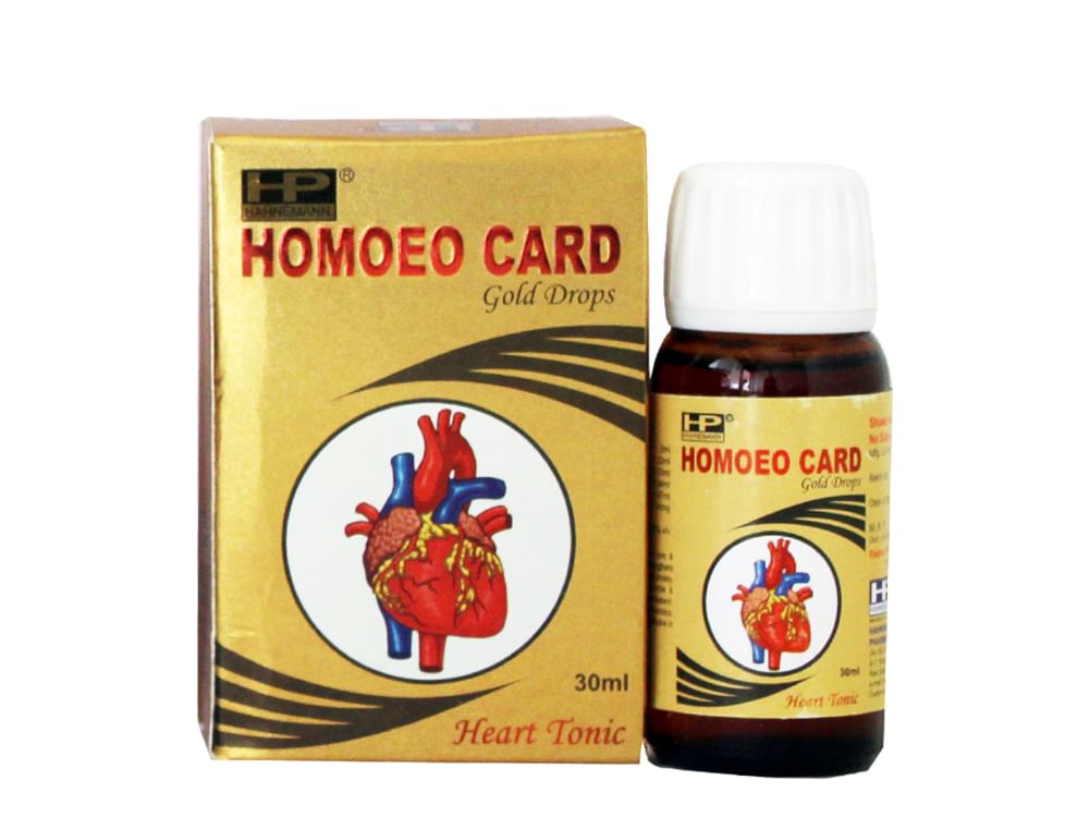 Hahnemann Homoeo Card Gold Drop Medicines, Homeopathy Medicine for Bone, Joint & Muscles, Homeopathic medicine for Edema, Homeopathic medicine for Heart & Blood Circulation, Homeopathic medicine for Chest Pain & Angina, Homeopathic medicine for Cholestero