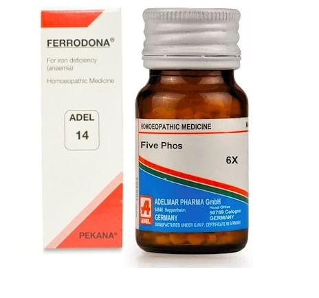 ADEL Anaemia Care Combo (ADEL 14 + Five Phos Biochemic Tablet 6X)
