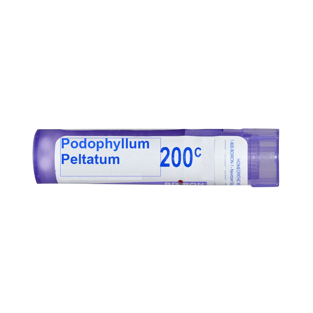 Boiron Podophyllum Peltatum Single Dose Approx 200 Microgranules 200 CH Boiron Podophyllum Peltatum Single Dose Approx 200 Microgranules 200 CH