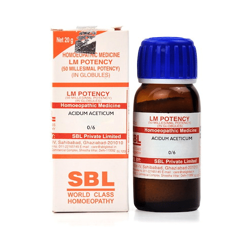 SBL Acidum Aceticum 0/6 LM SBL Acidum Aceticum 0/6 LM