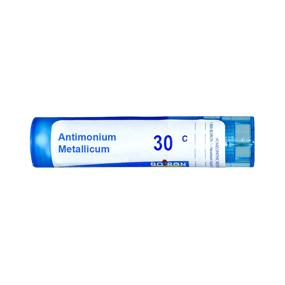 Boiron Antimonium Metallicum Single Dose Approx 200 Microgranules 30 CH 30 CH, Homeopathic medicine for Digestive System, Homeopathic medicine for Constipation, Homeopathic medicine for Diarrhoea & Dysentry image