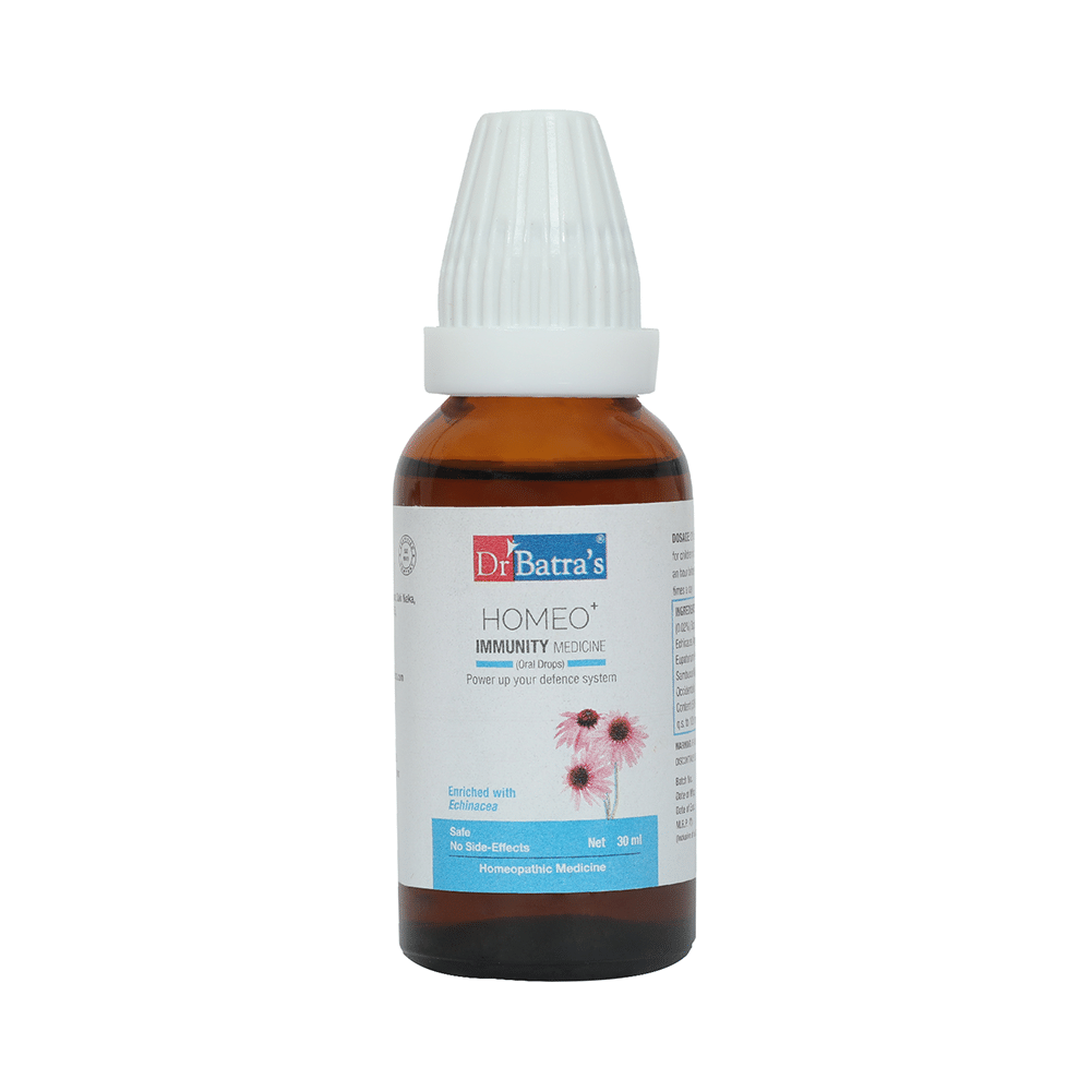 Showing image for Dr Batra's Homeo+ Immunity Medicine Oral Drops (30ml Each) Dr Batra's Homeo+ Immunity Medicine Oral Drops (30ml Each) image