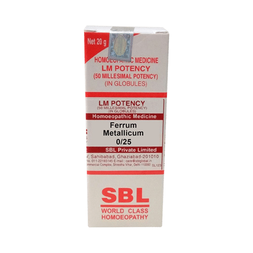 SBL Ferrum Metallicum 0/25 LM SBL Ferrum Metallicum 0/25 LM