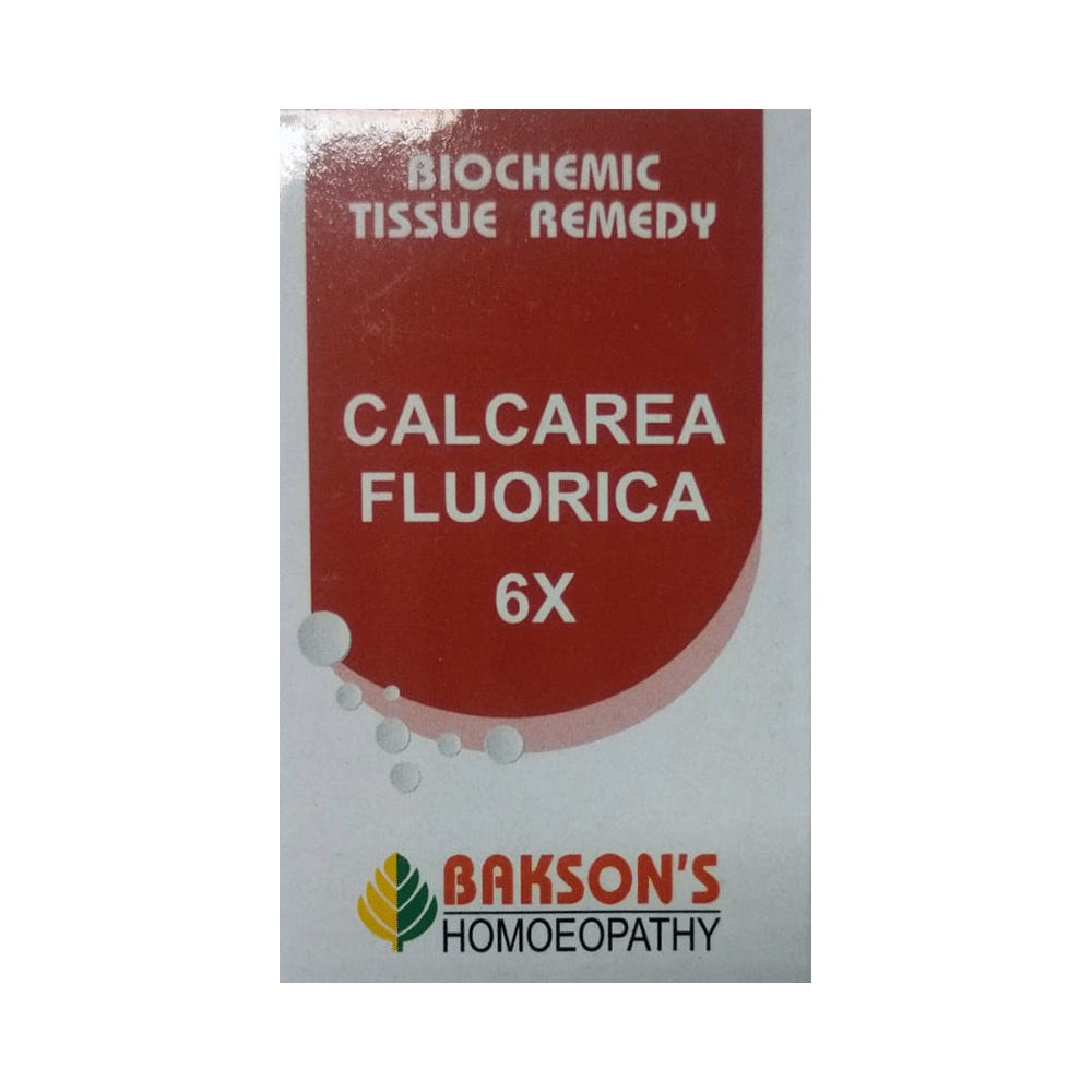 Bakson's Calcarea Fluorica Biochemic Tablet 6X Bakson's Calcarea Fluorica Biochemic Tablet 6X